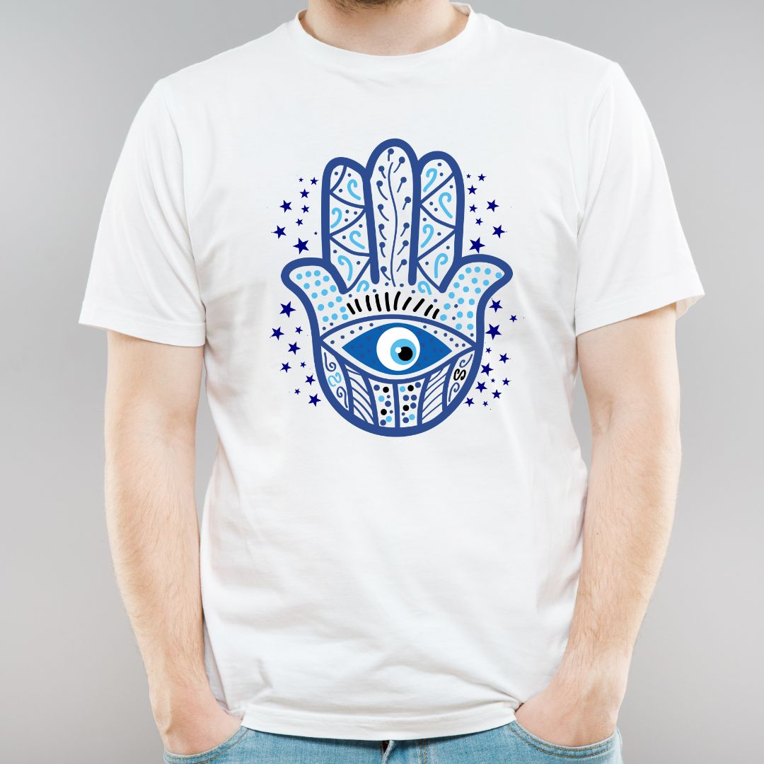 The Hamsa, Evil Eye Tshirt, Yoga, Spirituality t-shirt