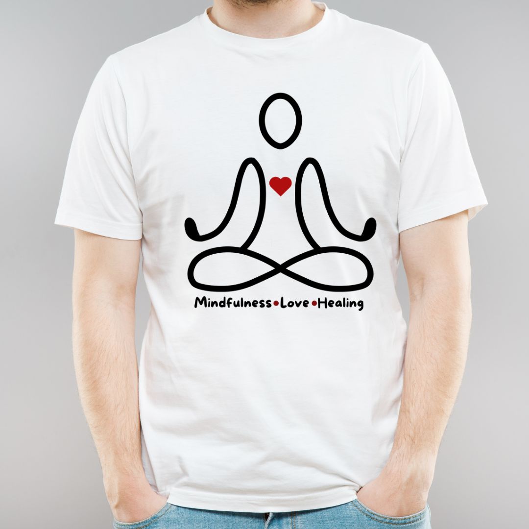 Mindfulness Love Healing T-Shirt, Spirituality, Yoga Tshirt