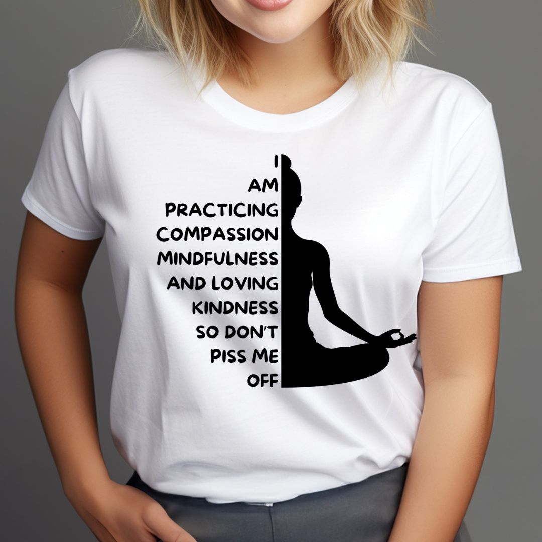 Mindfulness Tshirt, Yoga Tshirt, Spirituality Tshirt