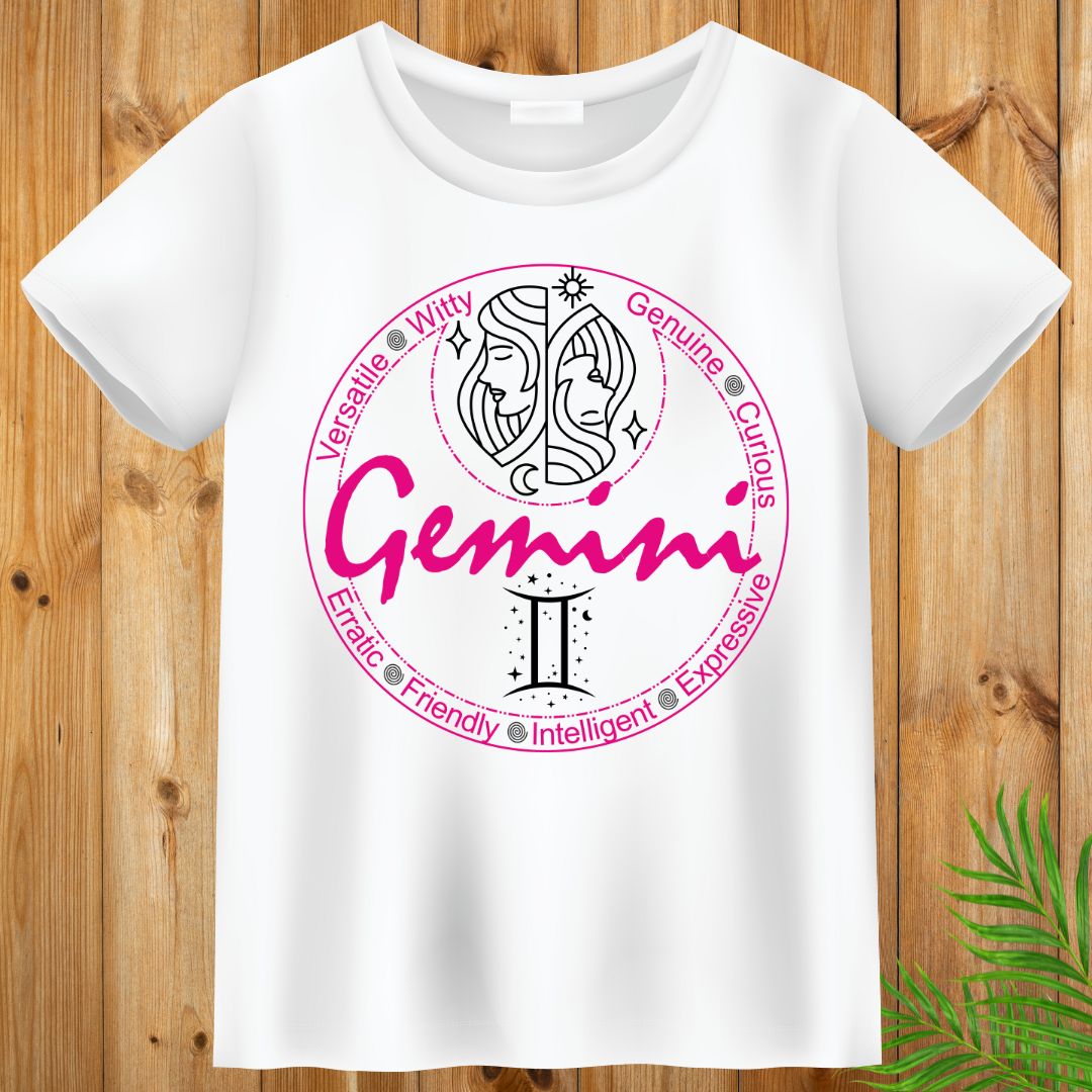 Gemini Birthday Gifts, Zodiac Gemini Tshirt, Gift for Gemini, Astrology Lovers Tshirts