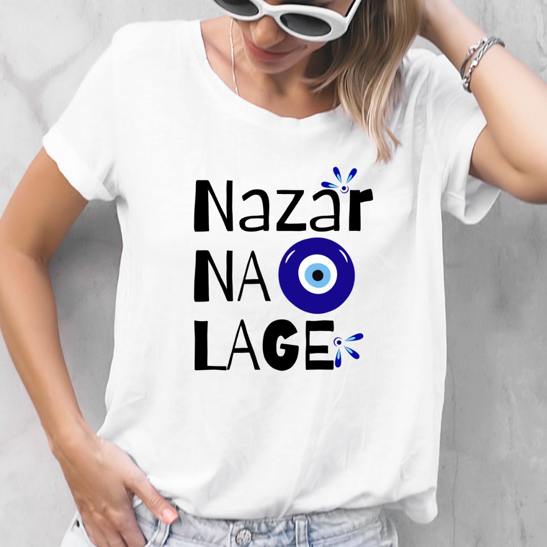 Nazar Na Lage tshirt, Spirituality, Yoga tshirt