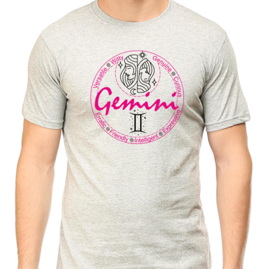 Gemini Birthday Gifts, Zodiac Gemini Tshirt, Gift for Gemini, Astrology Lovers Tshirts