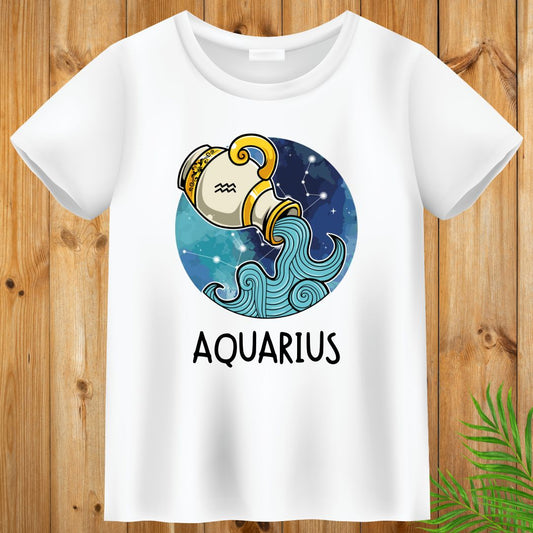 Aquarius Zodiac T-Shirt