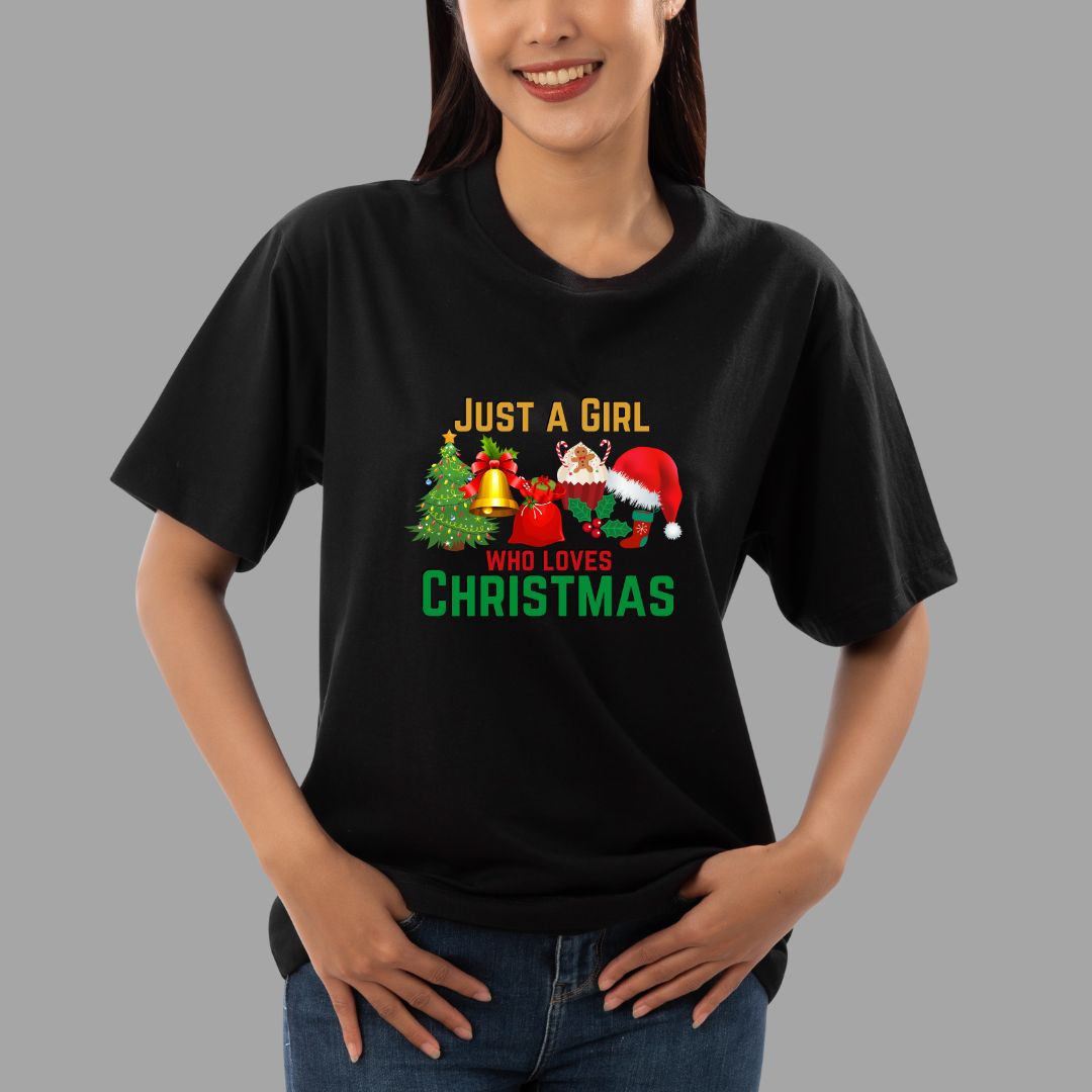 Just a girl who loves Christmas T-Shirt