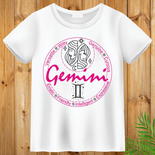 Gemini Birthday Gifts, Zodiac Gemini Tshirt, Gift for Gemini, Astrology Lovers Tshirts