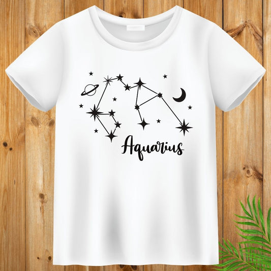 Aquarius T-Shirt, Zodiac T-Shirt, Horoscope Tees