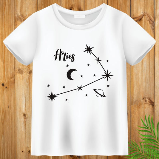 Aries T-Shirt, Zodiac T-Shirt, Horoscope Tee