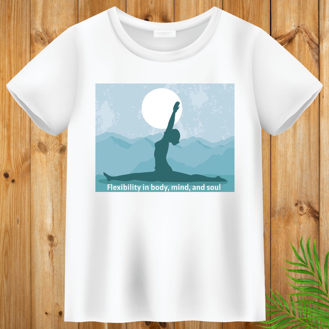 Flexibility in mind, body and soul T-Shirt, Yoga T-Shirt