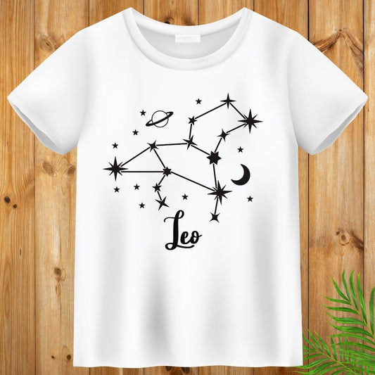 Leo T-Shirt, Zodiac T-Shirt, Horoscope Tee