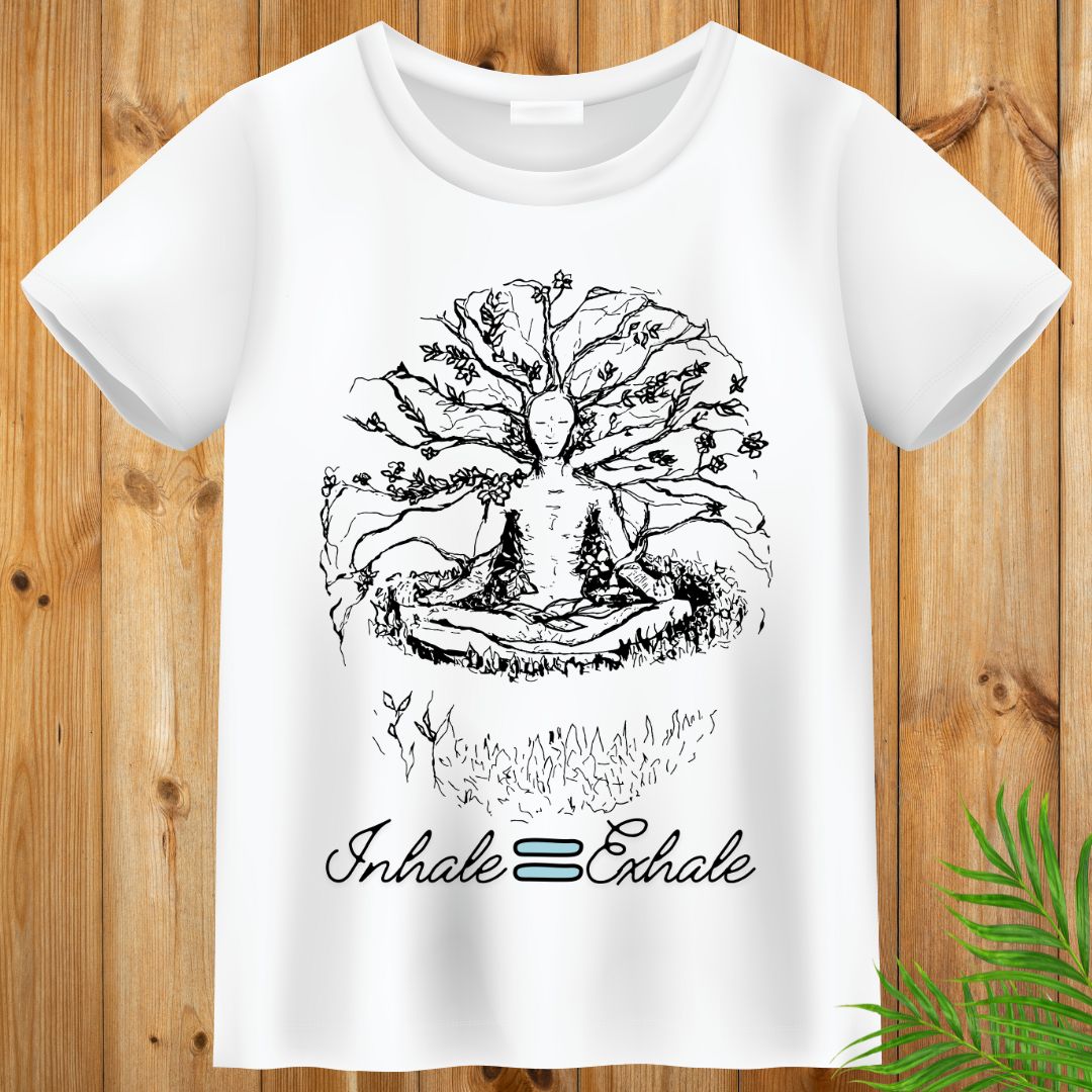 Inhale exhale yoga t-shirt