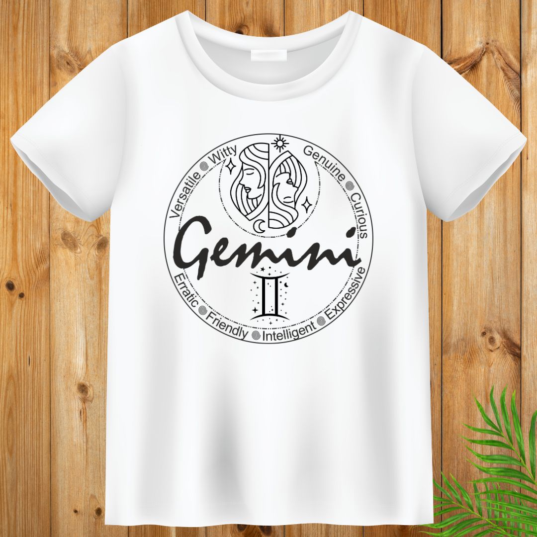 Gemini Birthday Gifts, Zodiac Gemini Tshirt, Gift for Gemini, Astrology Lovers Tshirts
