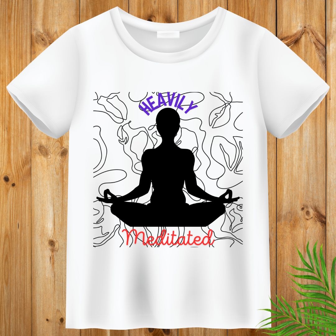 Heavily Meditated Yoga T-Shirt