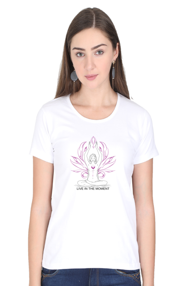 Live in the moment T-Shirt, Yoga T-Shirt